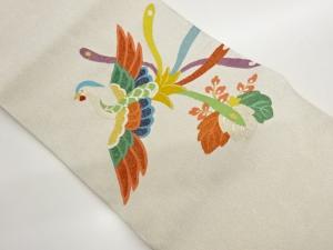 綴れ鳳凰に桐模様織出し名古屋帯